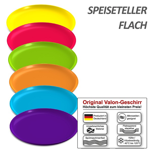 Valon Speiseteller flach alle Infos