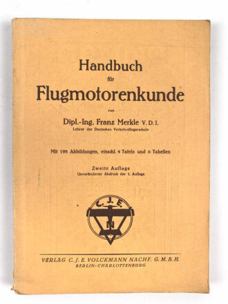 "Handbuch für Flugmotorenkunde"  datiert...