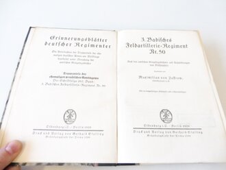 "Das 3.Badische Feldartillerie Regiment Nr. 50"...