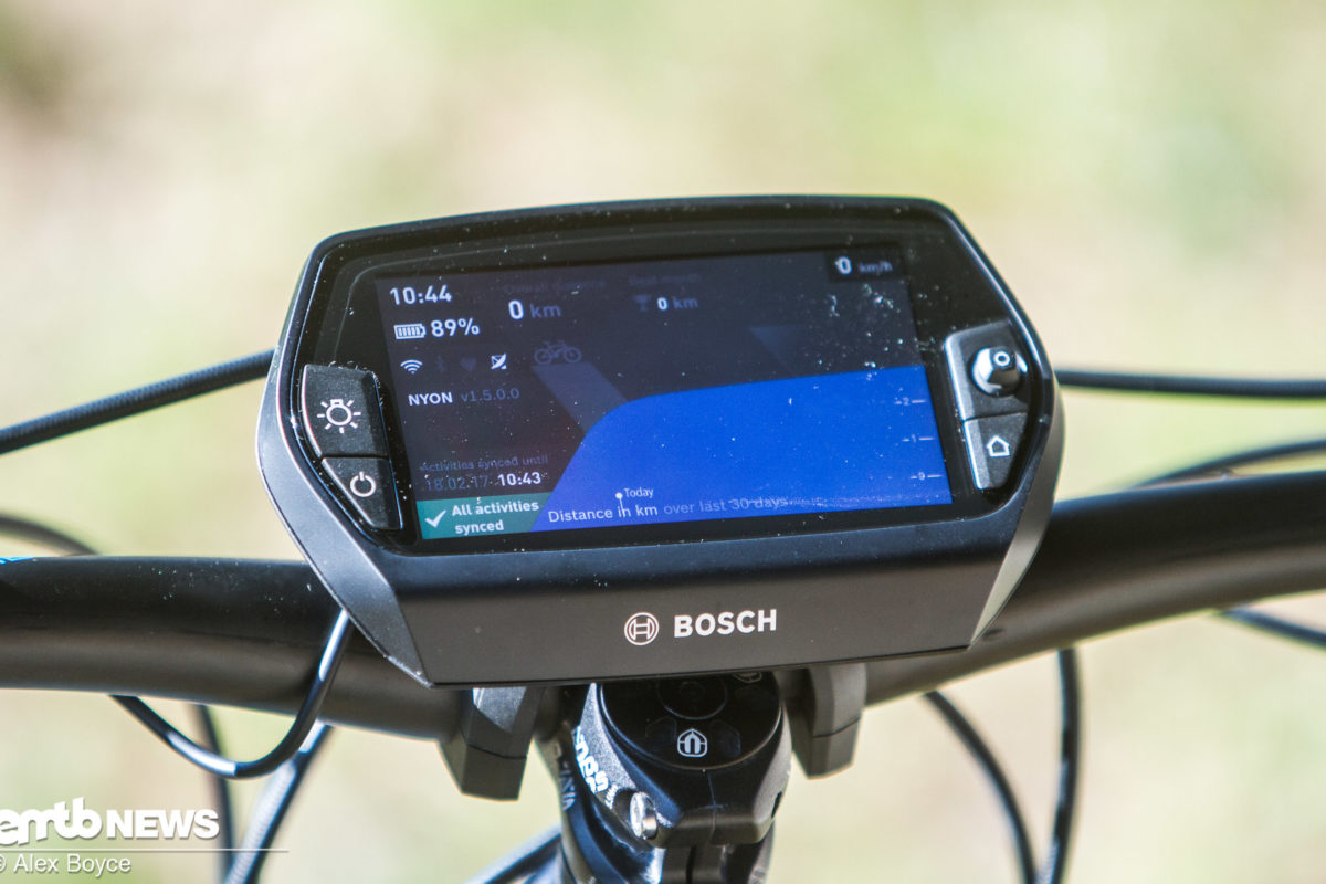 Ein echter Bordcomputer für E-Bikes: Test: Bosch Nyon-Display