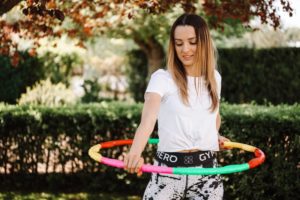 Hula Hoop Reifen für die Fitness