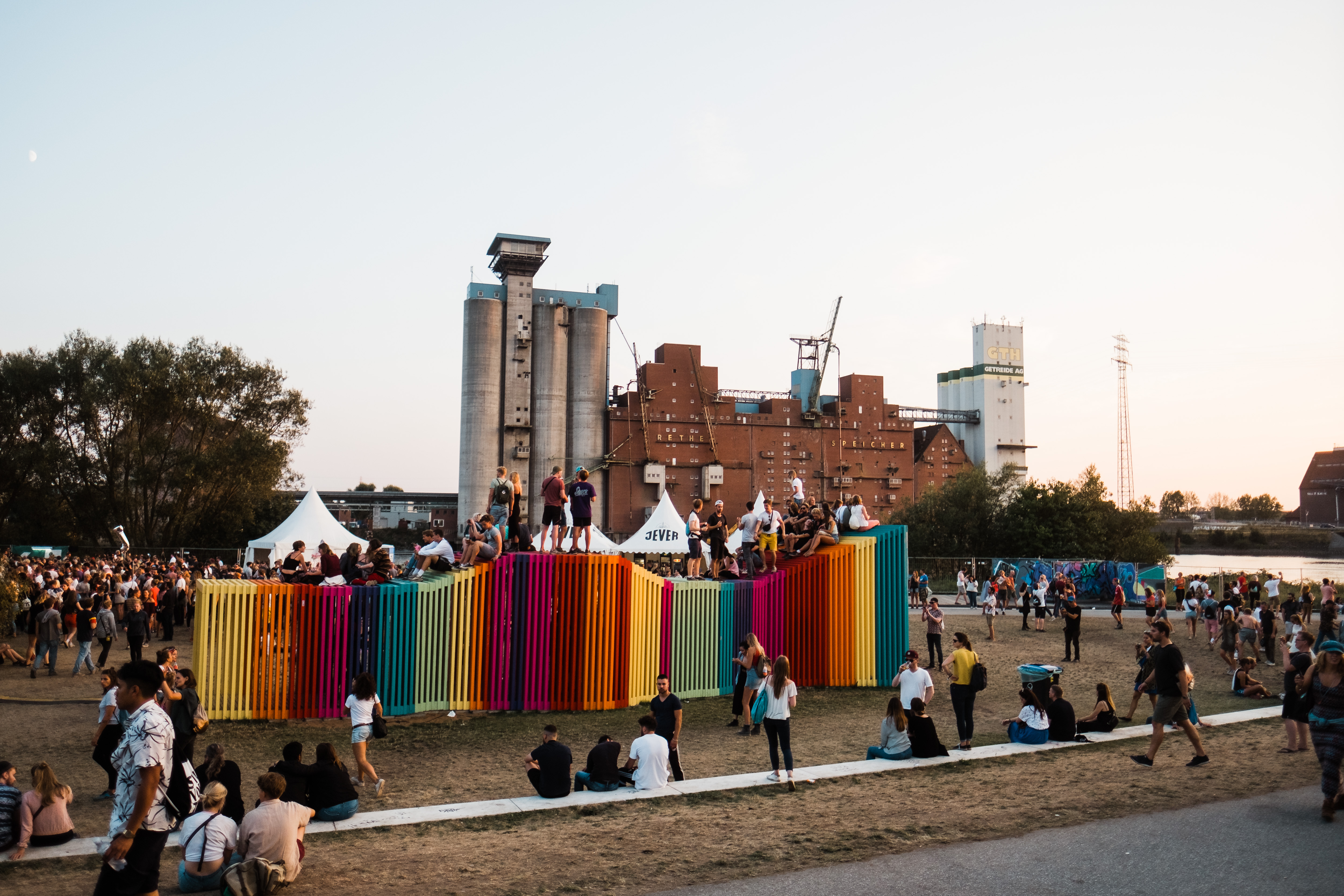 Das Festivalgelände beim Dockville 2019