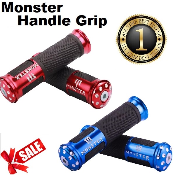 RUSI Royal 125 | Monster Handle Grip Rubber With Bar End Accessories 3 ...