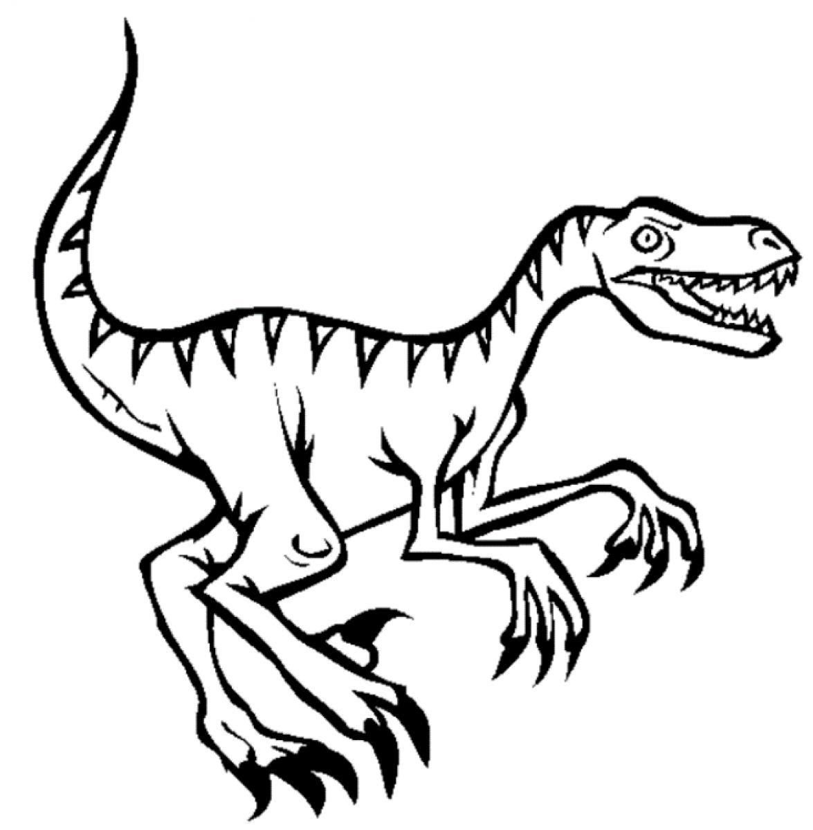 Raptor coloring pages download and print for free Also, you will learn a lot more about the various types of dinosaurs as a result.