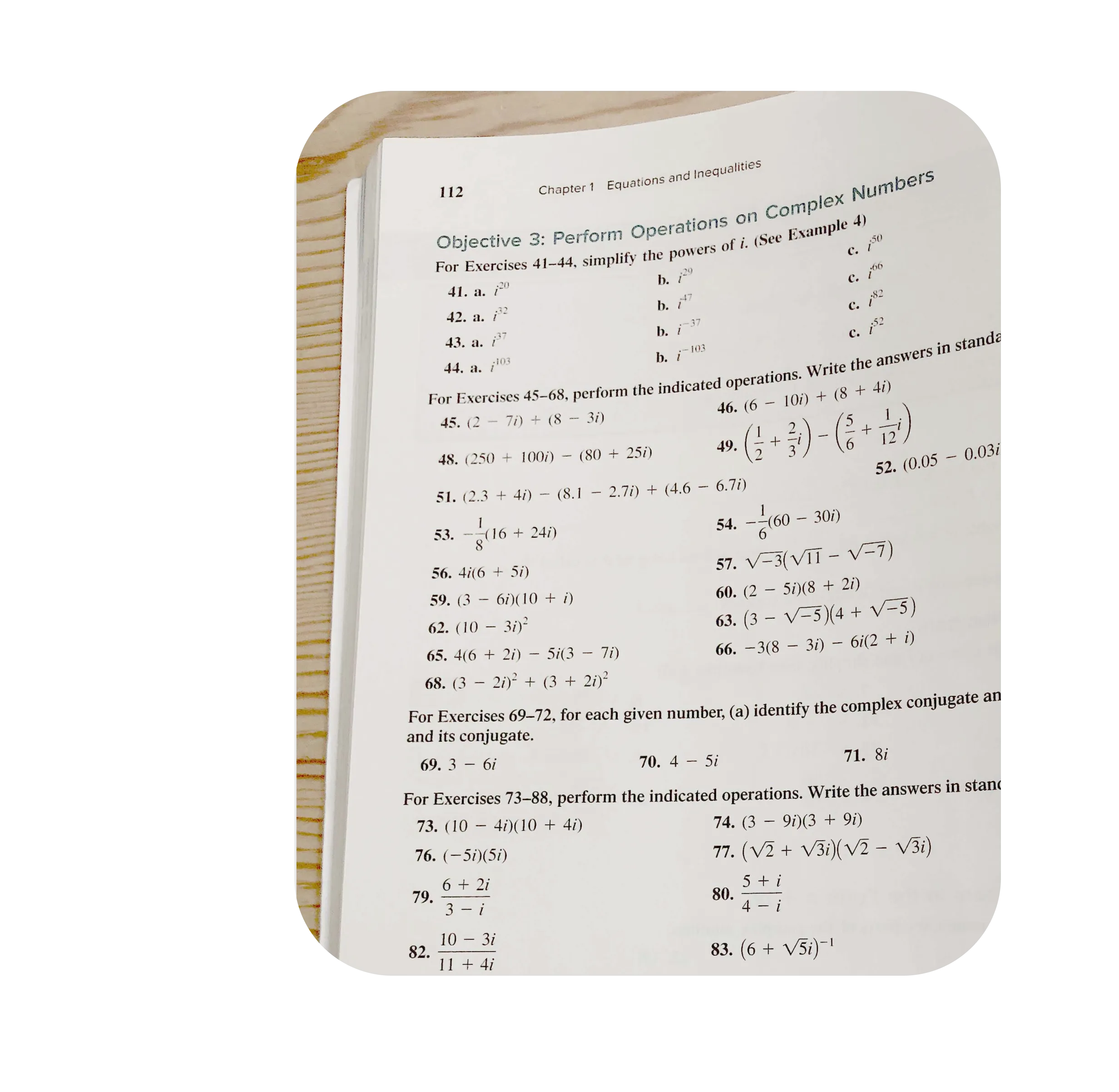 A homework use case featuring an LVF view of a page in a maths textbook with overlaying shapes, icons, results panel and equation highlighted in a rectangle.