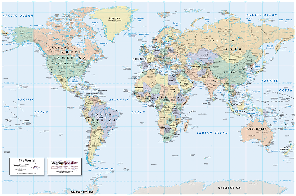 Political World Map - World Maps