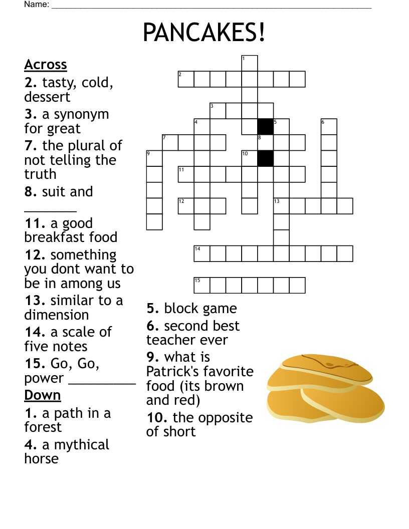 PANCAKES! Crossword