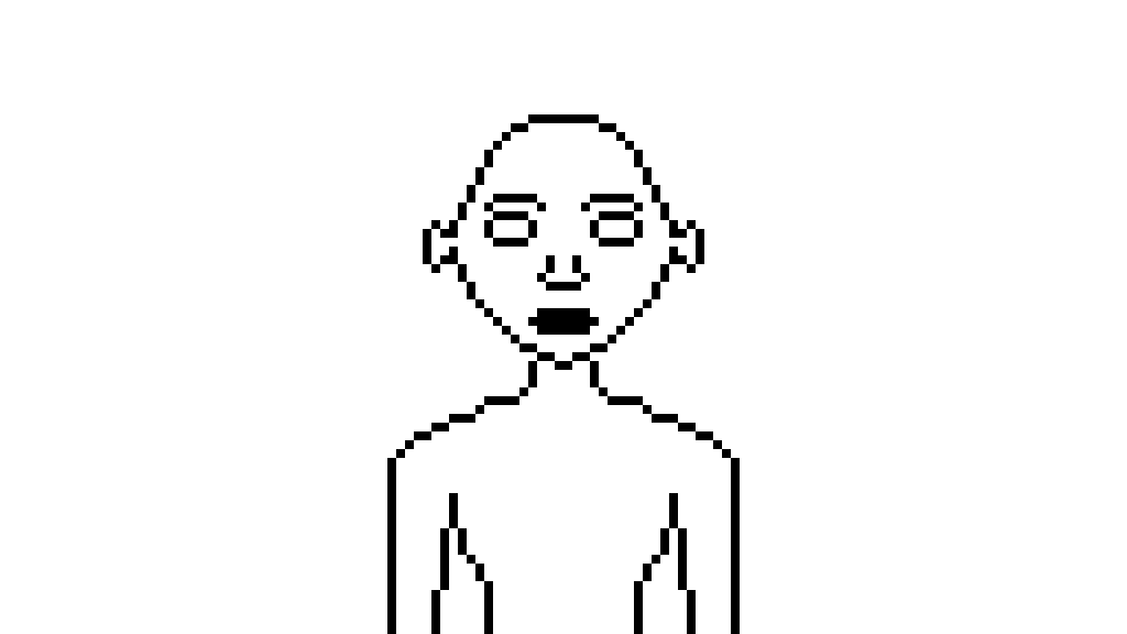 Pixel Art Human Body