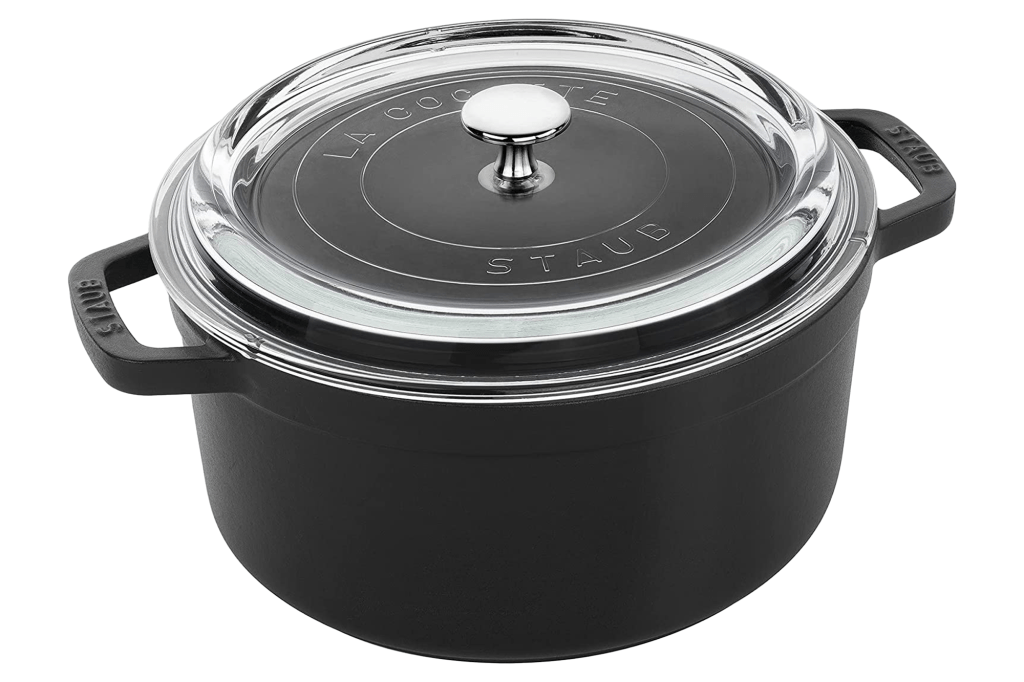 Staub 4 Qt. Cast Iron Round Cocotte