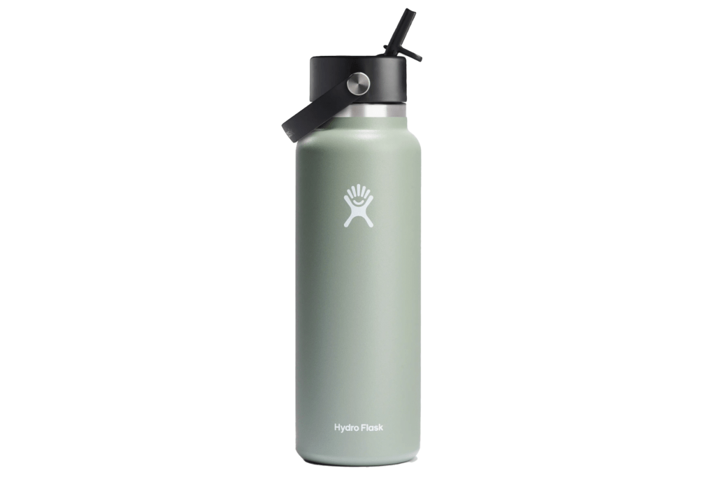 Hydro Flask 40-Ounce Wide Mouth Flex Straw Cap Water Bottle