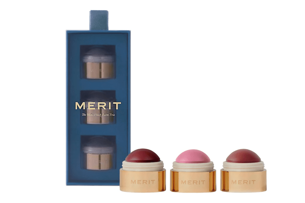 MERIT Mini Flush Balm Cream Blush Trio Set