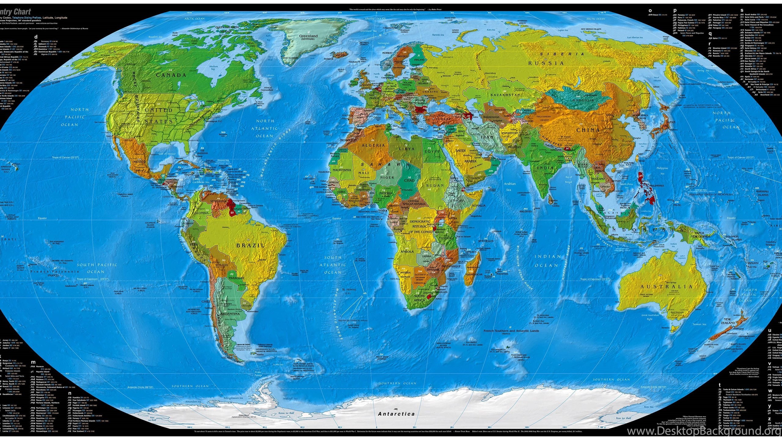 World Globe Map - Wayne Baisey