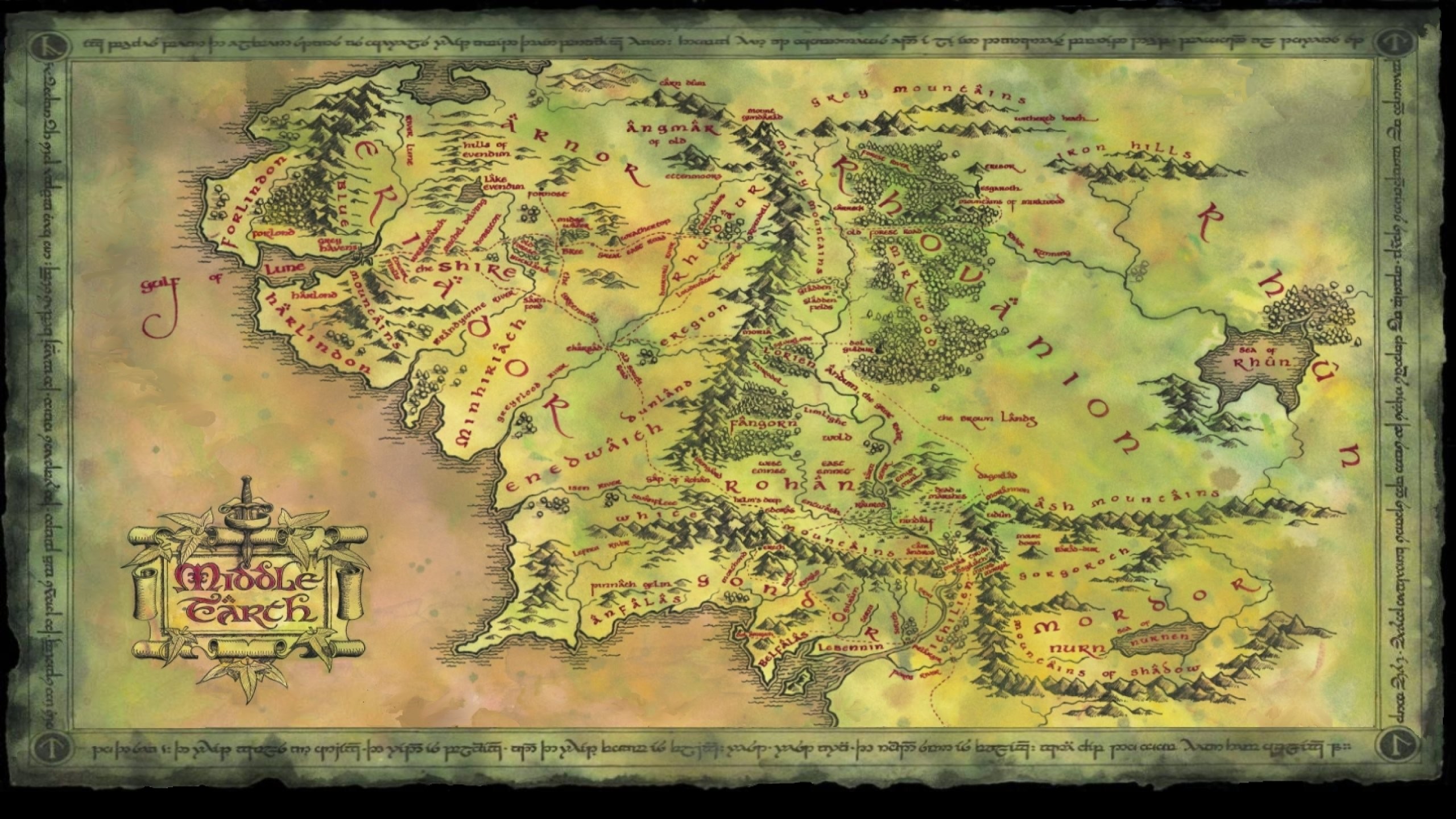 Lotr maps - erfed