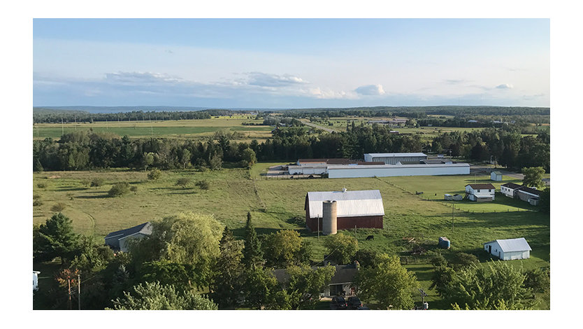 A barn in a rural setting