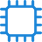 Computer neural processor illustration