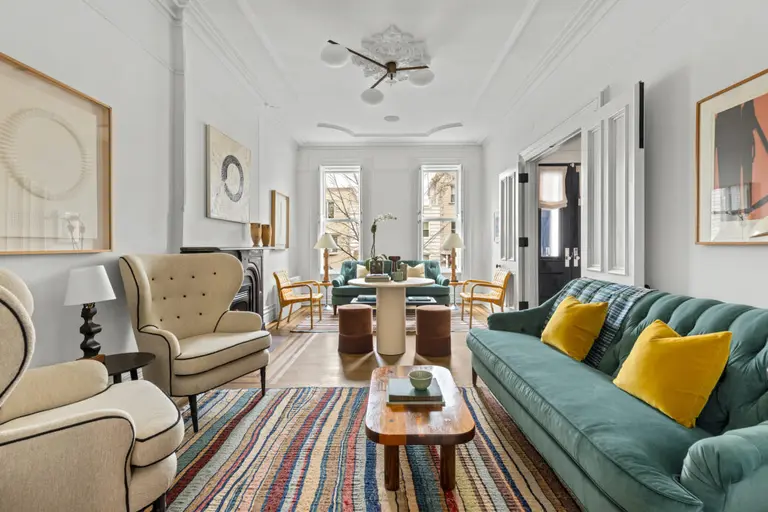 Asking $5.3M, the elusive Williamsburg townhouse is here, renovated and party-ready