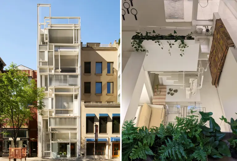 The duplex apartment in Paul Rudolph’s Modulightor Building may be landmarked