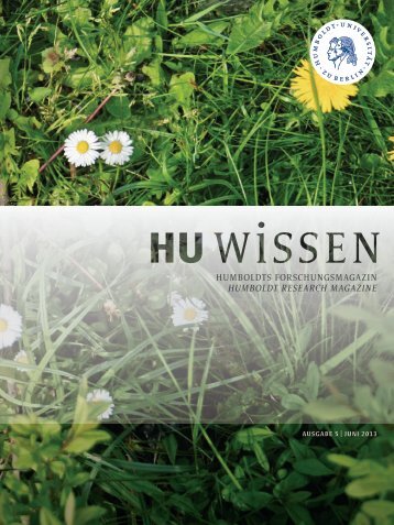 hu wissen 5 (pdf) - Humboldt-UniversitÃ¤t zu Berlin