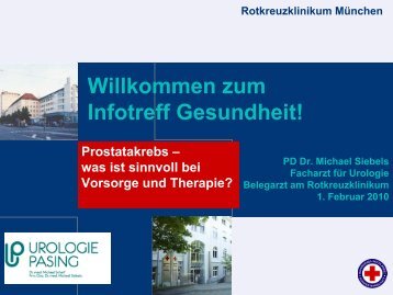 Prostatakrebs - Rotkreuzklinikum MÃ¼nchen