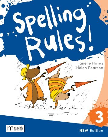 Spelling Rules! NSW 3 student book sample/look inside 