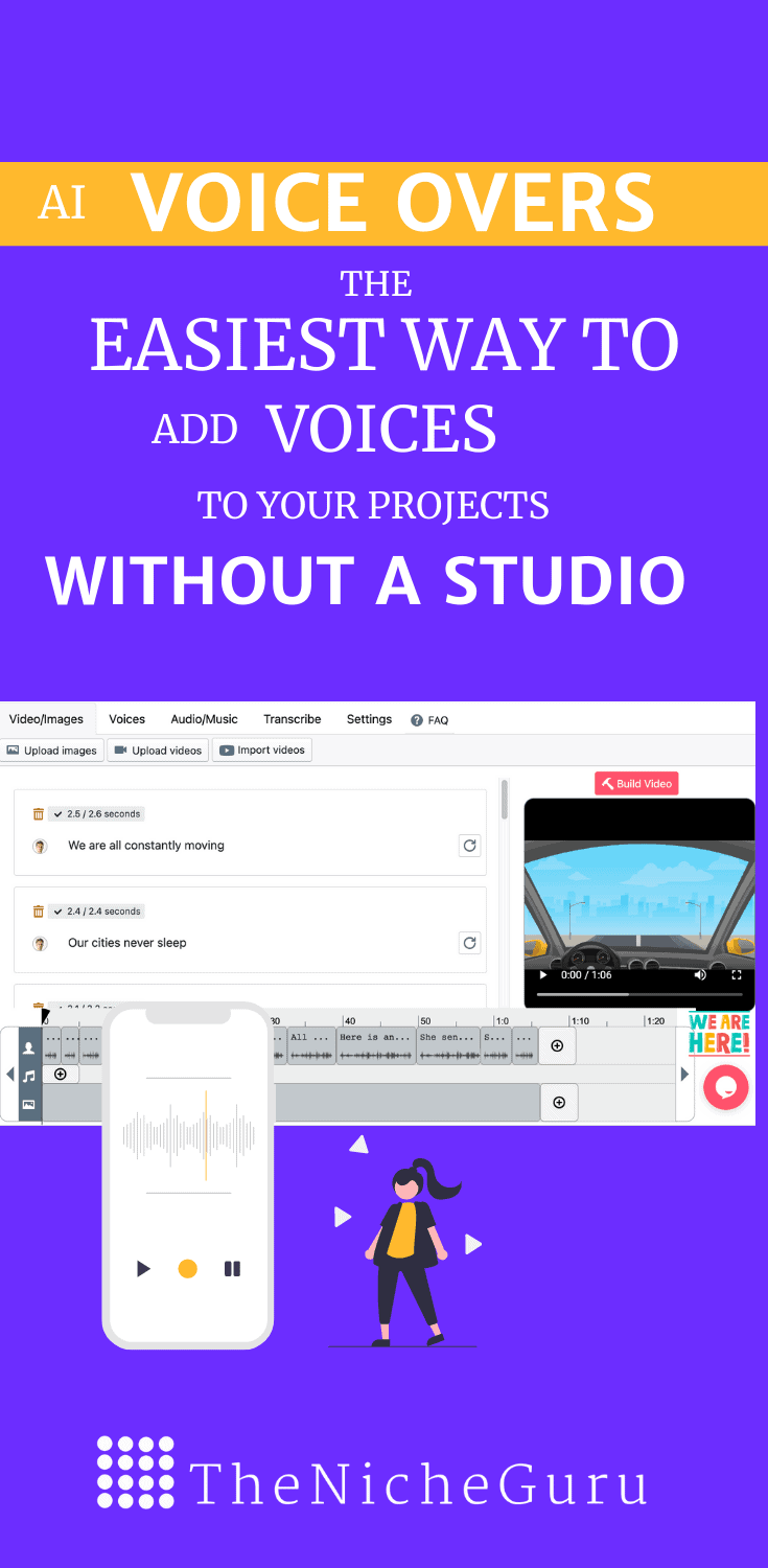 Learn how to add realistic human voices to your projects without a studio. All you need is this tool! #VoiceOvers #VoiceOversTips