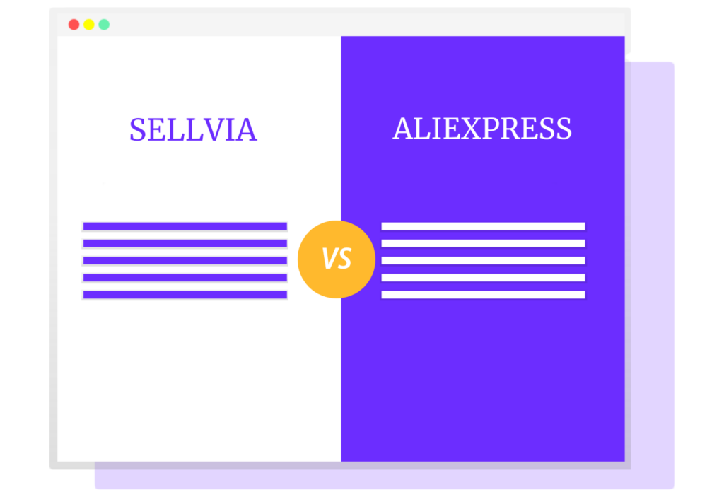 Sellvia vs AliExpress