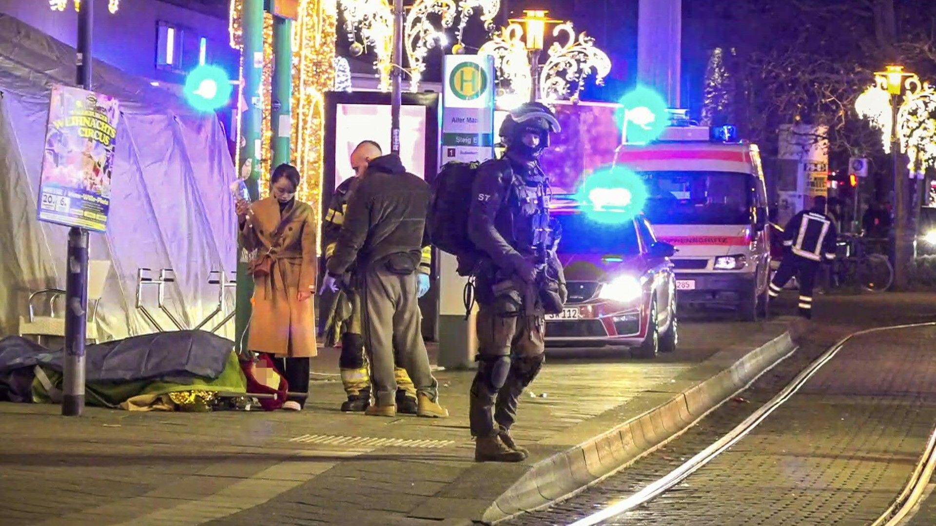 Mehrere Tote und dutzende Verletzte bei Anschlag auf Magdeburger Weihnachtsmarkt