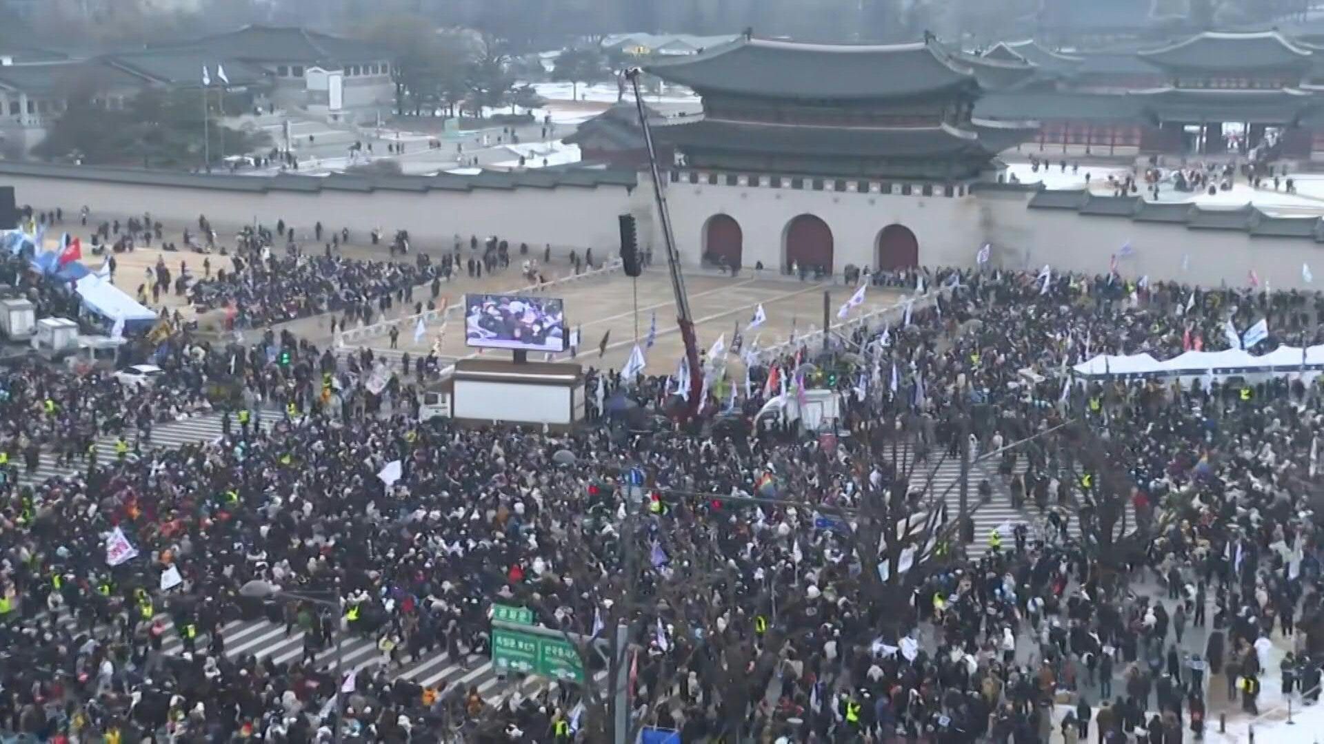 South Koreans protest against impeached President Yoon Suk Yeol