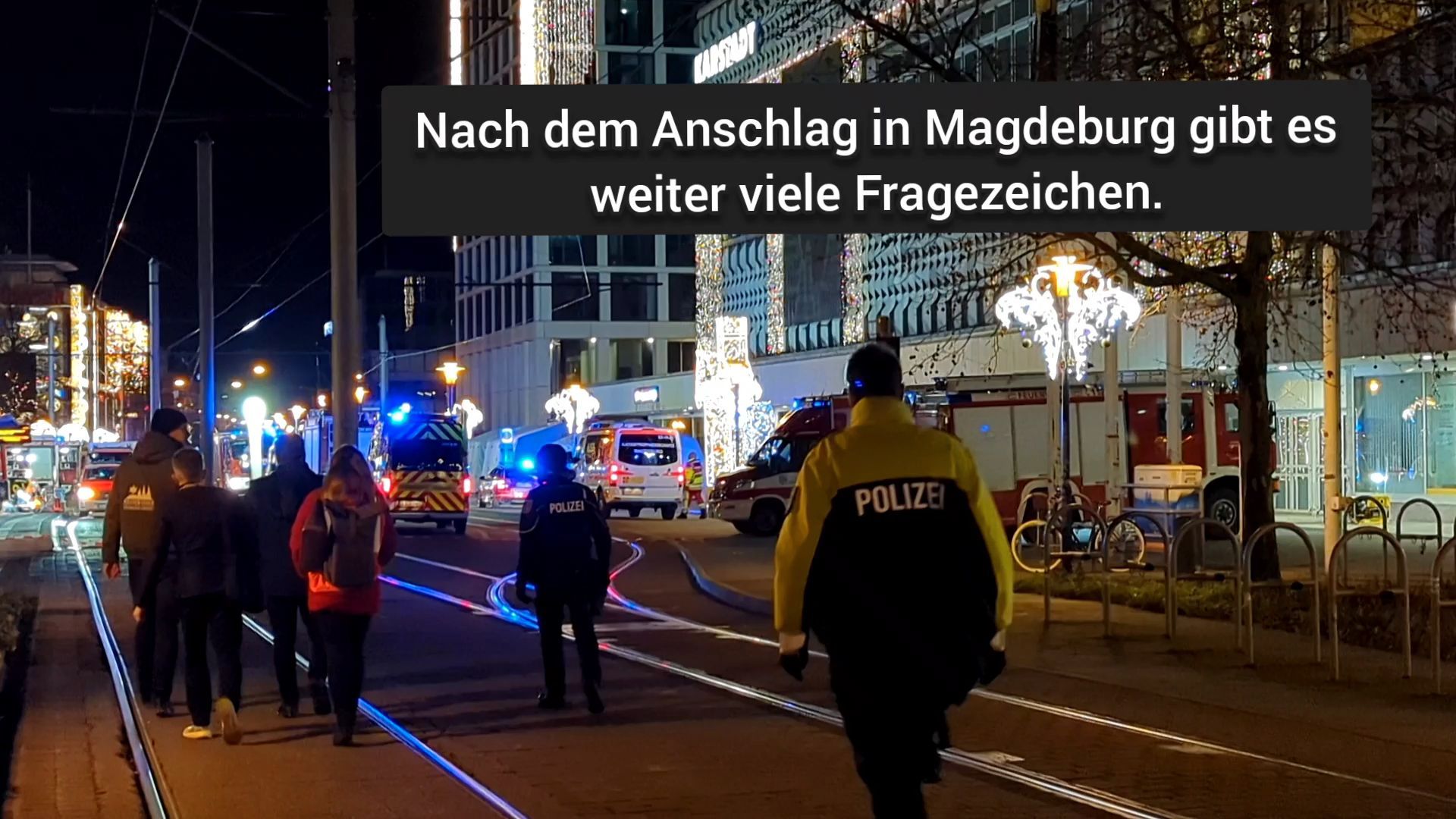 Anschlag auf Weihnachtsmarkt Magdeburg