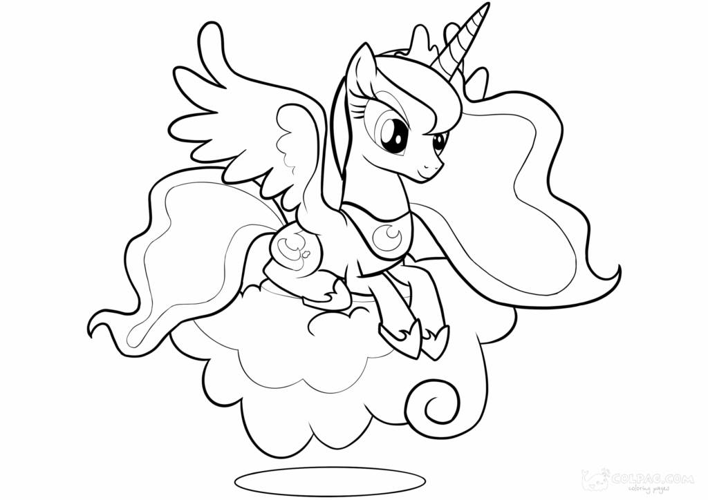 Princesse Luna coloriages à imprimer