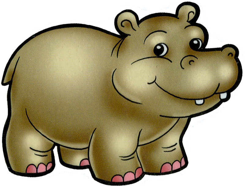 Cartoon_ Hippopotamus_ Smiling.png PNG image