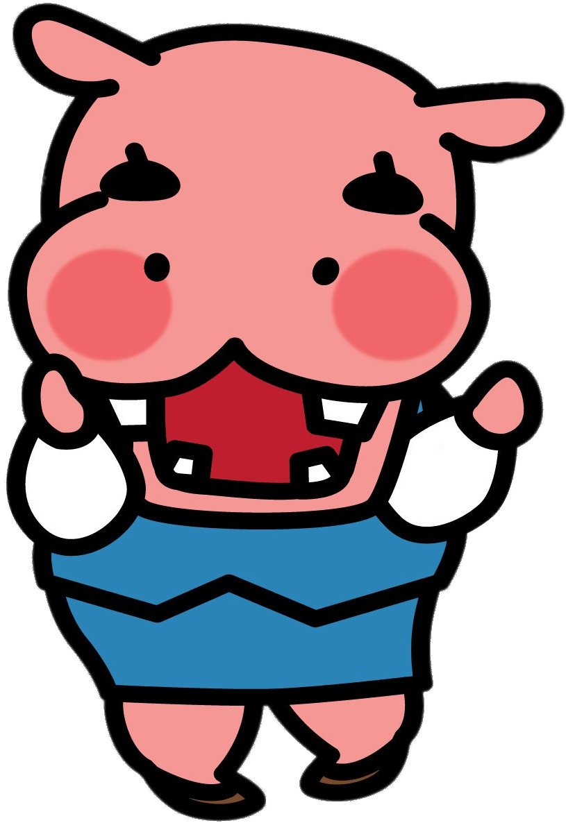 Cartoon Pig Character PNG image