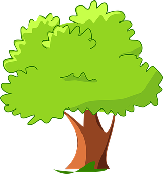 Cartoon_ Tree_ Vector_ Graphic PNG image