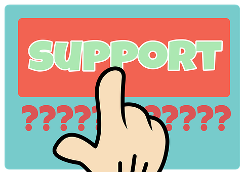 Clicking For Support_ Vector Graphic PNG image