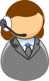 Customer Support Representative Icon PNG image