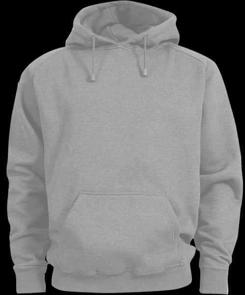 Gray Hoodie Mockup PNG image