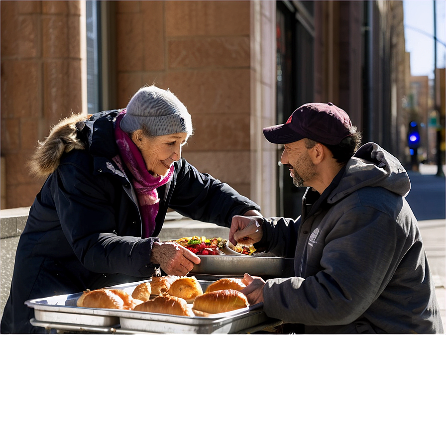 Homeless Meal Distribution Png Axm73 PNG image