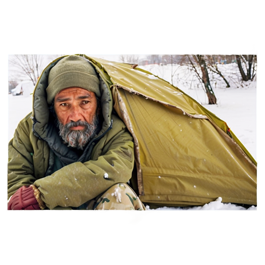 Homeless Winter Survival Png 06132024 PNG image