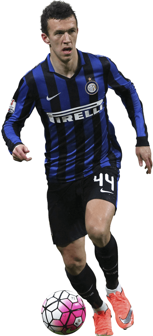 Inter Milan Soccer Playerin Action PNG image