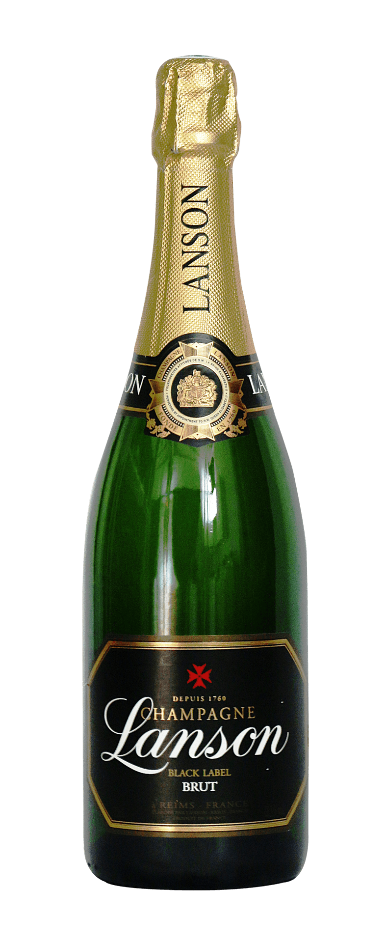 Lanson Champagne Bottle PNG image