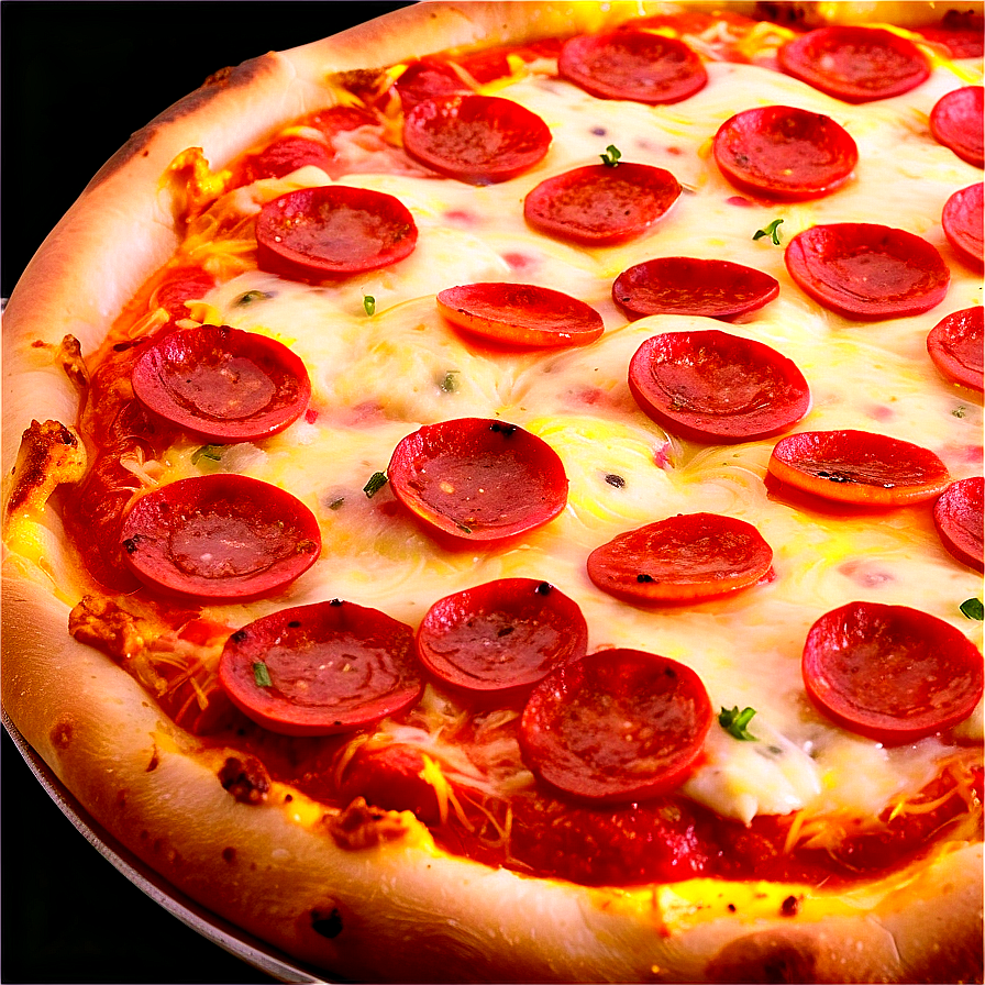 Loaded Pepperoni Pizza Png Luu PNG image