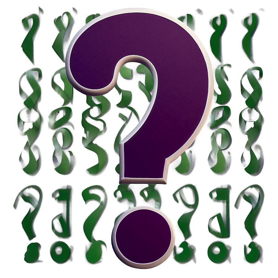 Purple Question Mark Transparent Png 05262024 PNG image