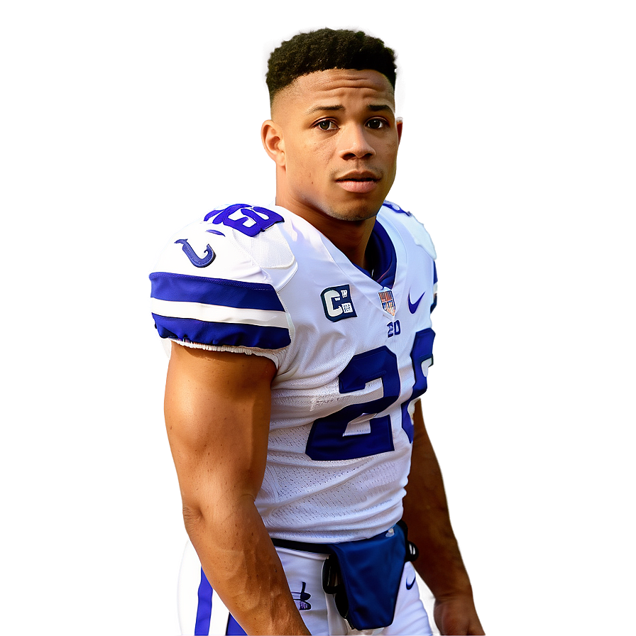 Saquon Barkley Historic Milestone Png Pis PNG image