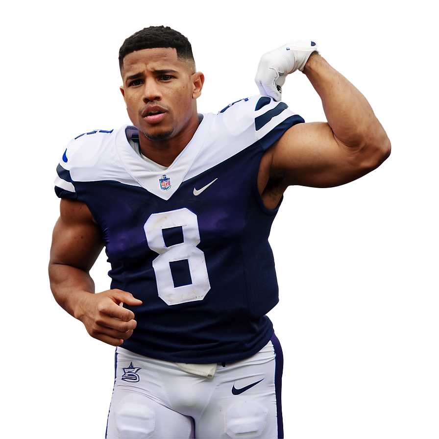 Saquon Barkley Sideline Focus Png 8 PNG image