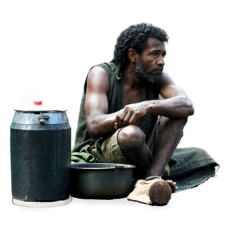 Street Life Homeless Png 06132024 PNG image