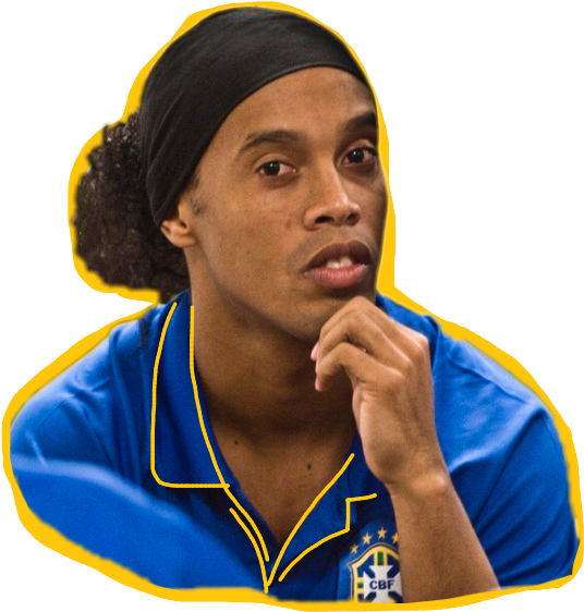 Thoughtful Soccer Player Portrait PNG image