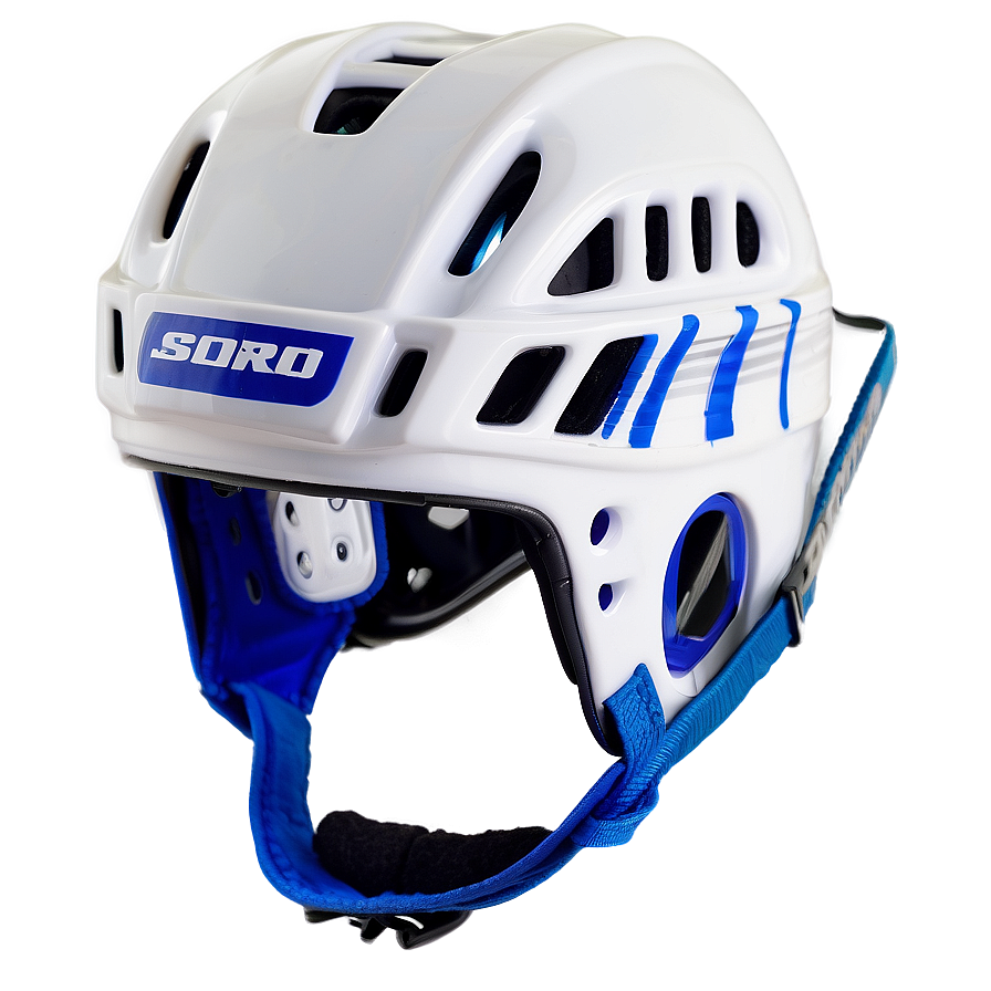 White Hockey Helmet Png Jcl68 PNG image