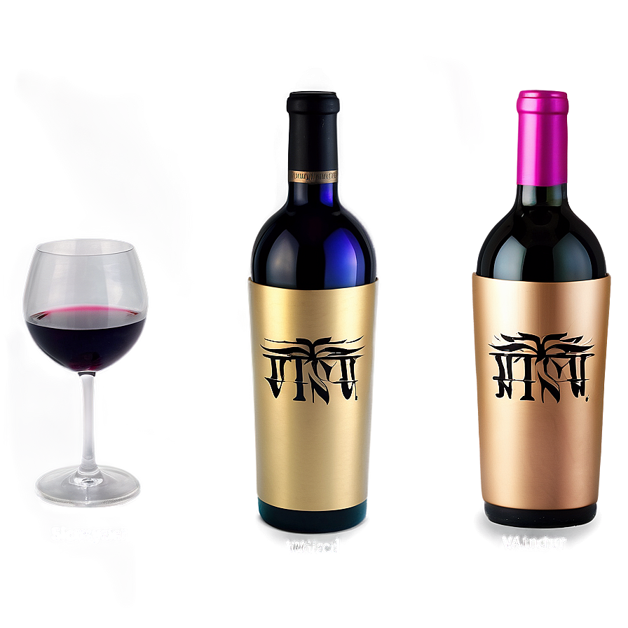 Wine Tumbler Set Png Axh PNG image