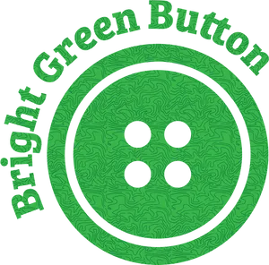 Bright Green Button Graphic PNG image