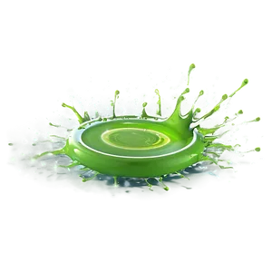 Green Circle Splash Design Png Efd18 PNG image